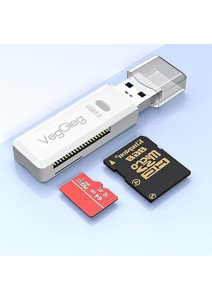 USB 3.0 Sd ve Micro Sd Hafıza Kart Okuyucu Beyaz fiyatları