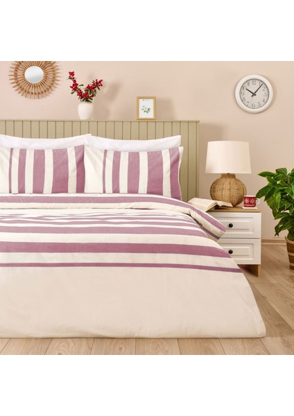 Çift Kişilik Nevresim Takımı - Bordo