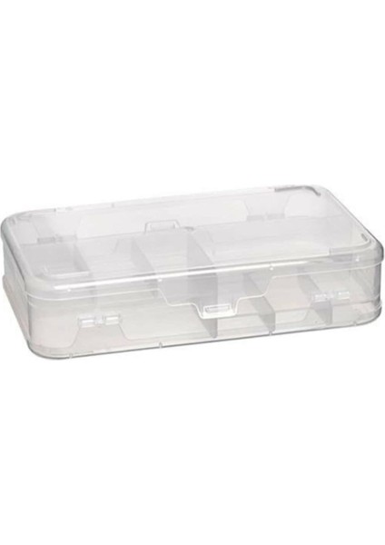 Plastik Bölmeli Çift Taraflı Hobi Dikiş Iğne Kutusu Düzenleyici Arduino Balıkçı Malzeme Saklama Organizer (2 Adet) fırsatları