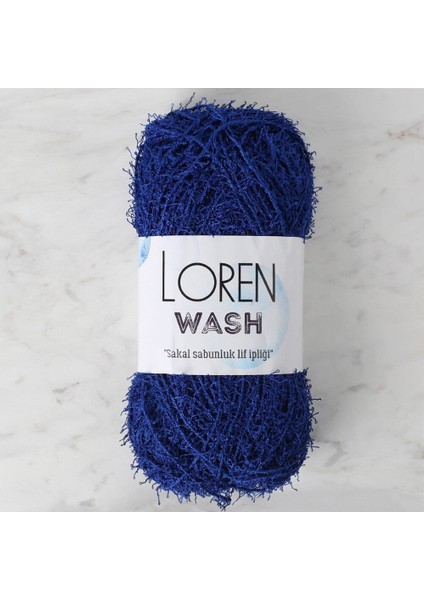 Loren Wash Saks Mavi El Örgü Ipi - R025 - 34017