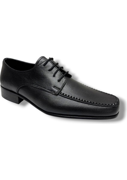 3161-26 Hakiki Deri Kösele Bağcıklı Erkek Ayakkabı
