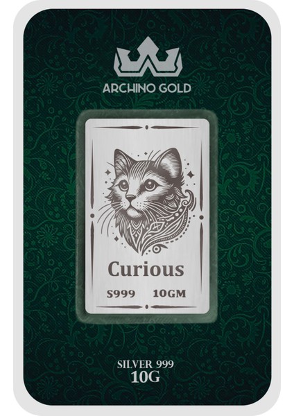 Hediyeye Özel 10 Gram Sevimliliğin ve Neşenin Simgesi Olan Kedi Temalı 999 Ayar Gümüş KÜLÇESI-719 fiyatları