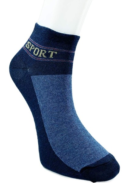 12 Çift Pamuklu Erkek Yazlık Spor Bilek Çorap Siyah Gri Lacivert fiyatları
