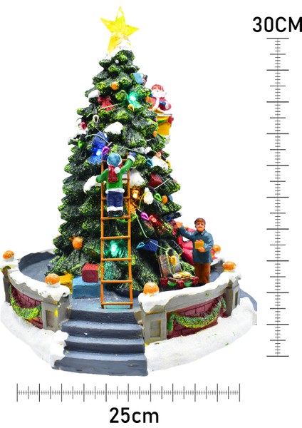 Premium Collection Vinç Noel Ağaç Süs