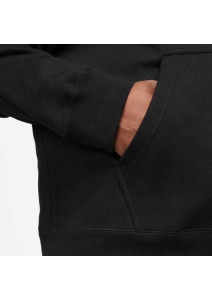 DX1355 010 Nike Solo Swoosh Fleece Pullover Hoodie Erkek Sweatshirt