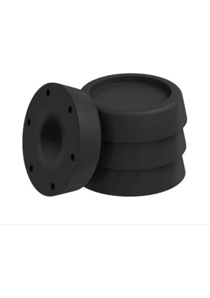 Makinası Titreşim Sarsıntı Ses Önleyici Kaydırmaz Ayak 4'lü Paket - Siyah fiyatları