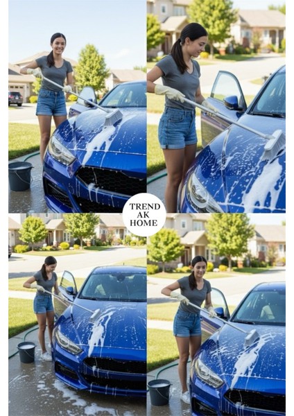 3,lü Oto Yıkama ve Temizleme Seti - Oto Yıkama Fırçası - Tank Bezi - Camsil Çekecek fırsatları