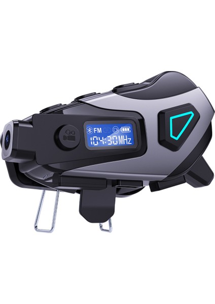 K10 Dvr Kameralı Intercom Bluetooth Kulaklık Kayıt + Fm