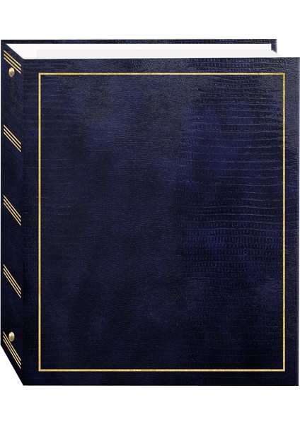 Albums Manyetik Self-Stick 3 Halkalı Fotoğraf Albümü 100 Sayfa (50 Yaprak), Lacivert