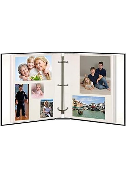 Albums Manyetik Self-Stick 3 Halkalı Fotoğraf Albümü 100 Sayfa (50 Yaprak), Lacivert fiyatları