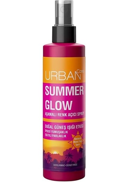 Care Summer Glow Aşamalı Renk Açıcı Saç Spreyi 150 Ml- Vegan