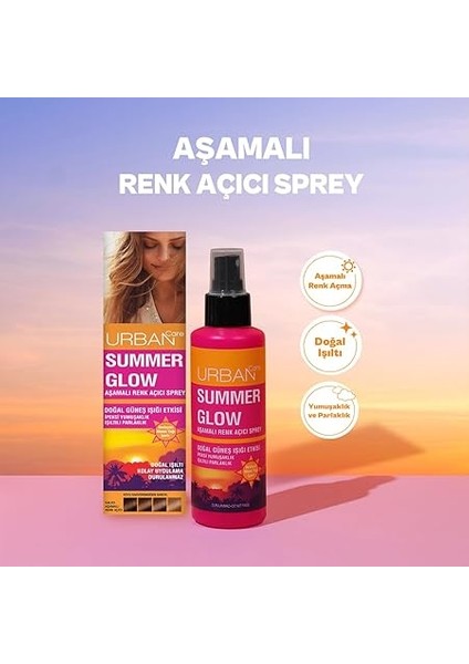 Care Summer Glow Aşamalı Renk Açıcı Saç Spreyi 150 Ml- Vegan indirimleri