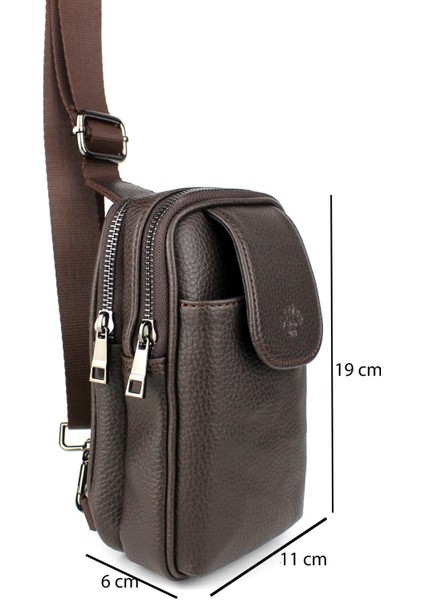 Erkek Kahverengi Omuz Çantası Göğüs Çantası Body Bag Çanta fiyatları