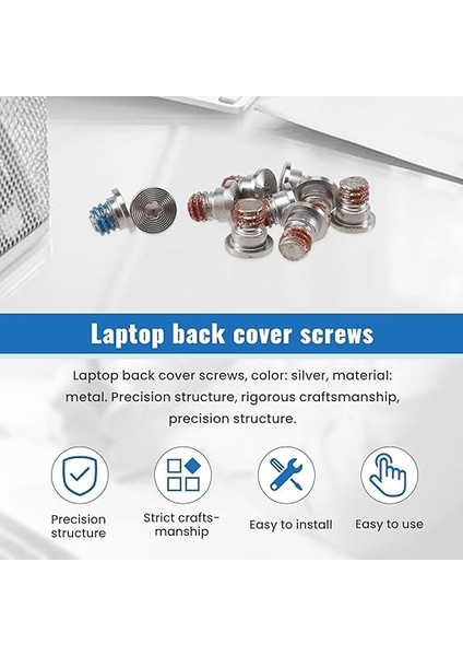 Gümüş Vida Arka Kapak Pro Retina A1398 A1425 A1502 Dizüstü Bilgisayar Için Uygun indirimleri