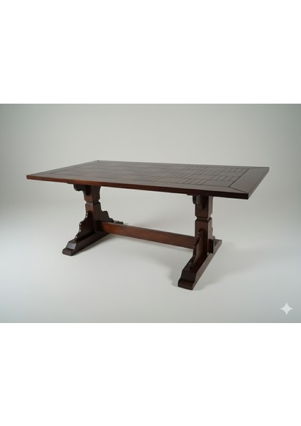 Ert Model Kareli Masif Yemek Masası modelleri