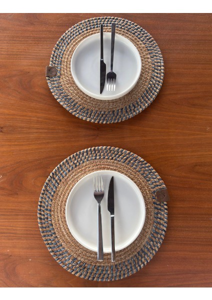 El Yapımı Hasır Dokulu 2’li Supla – Leke Tutmaz, Şık Sofralar Için fırsatları