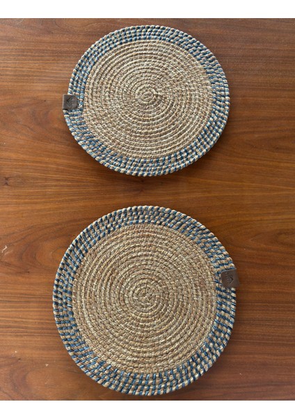 El Yapımı Hasır Dokulu 2’li Supla – Leke Tutmaz, Şık Sofralar Için indirimleri