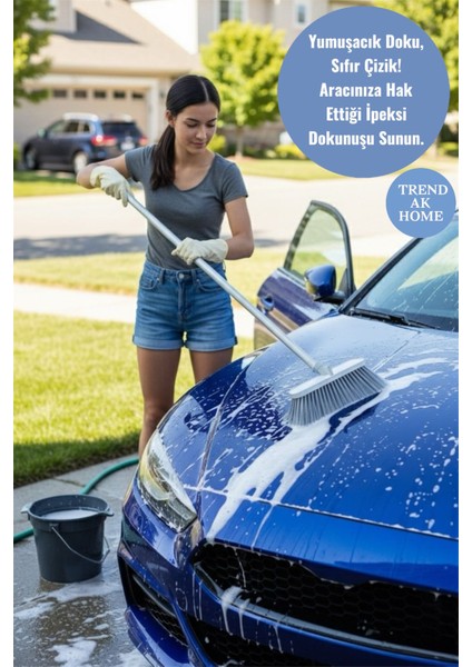 3,lü Oto Yıkama ve Temizleme Seti - Oto Yıkama Fırçası - Tank Bezi - Camsil Çekecek indirimleri