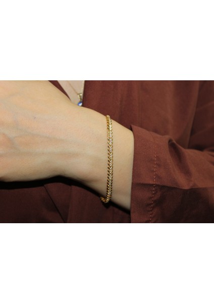 14 Ayar 7.70 Gram Taşlı Altın Bileklik fiyatları