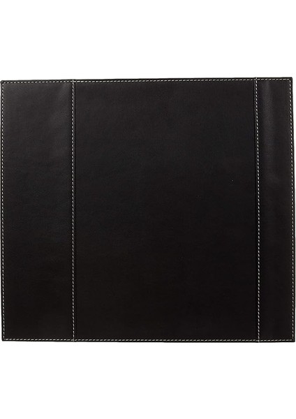 3531-1 Sümen Takımı Suni Deri Tek Parça Pad Toplantı Sümeni 35X31, 5 Cm, Siyah