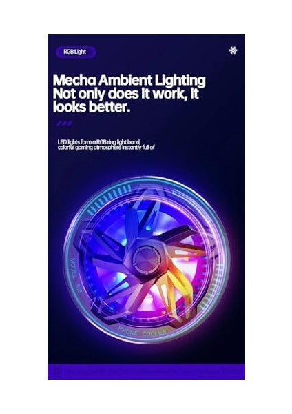 Profesyonel Kablolu Yarı Iletken Şok Buzlama Uyumlu Soğutucu Fan Gamer Oyuncu Radyatör Şok Soğutma Fanı Yeni Nesil Altı Çekirdek Teknoloji Telefon Soğutma Fanı (ZR-S18) fiyatları