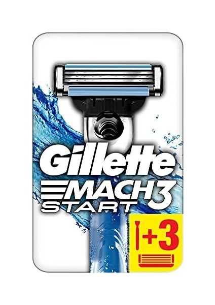 Gillette Mach3 Start Tıraş Makinesi + 3 Adet Yedek Tıraş Bıçağı modelleri