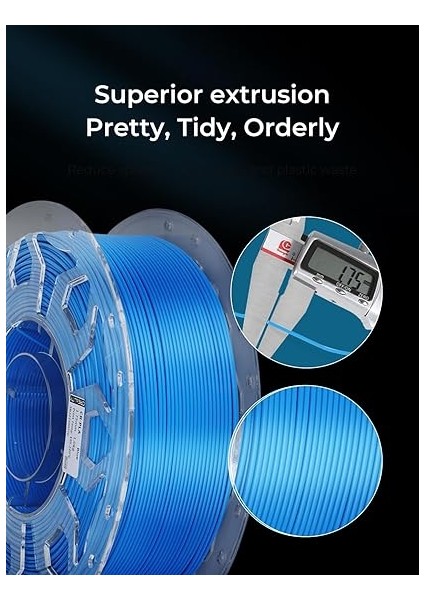 Cr Pla Filament 1,75 Mm, 1,0 kg Makara Filament, 3D Yazıcı Için, Boyut Hassasiyeti ± 0,03 mm Baskı Filamenti, Fdm 3D Yazıcı Için Uygun (Kırmızı) indirimleri