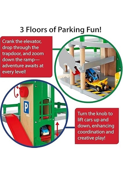 Gmbh Brio World 33204 – Parkhaus, Sokak ve Raylar modelleri