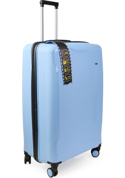 Pp Büyük Boy Valiz - Mavi - 77X45X32 cm fiyatları