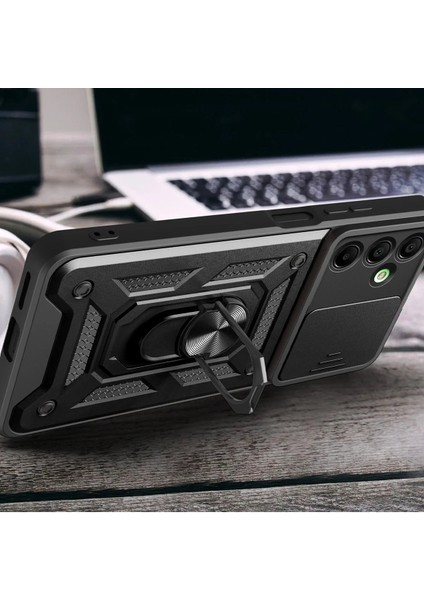 Samsung Galaxy A16 5g Kılıf Pars Lens Yüzüklü Silikon - Siyah - MRS1335-3704 fiyatları