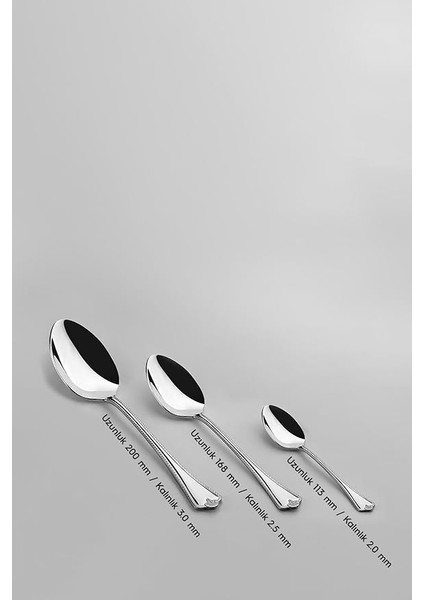 Fulya Sade 12 Kişilik 72 Parça Kutulu Çatal Kaşık Bıçak Takımı fırsatları