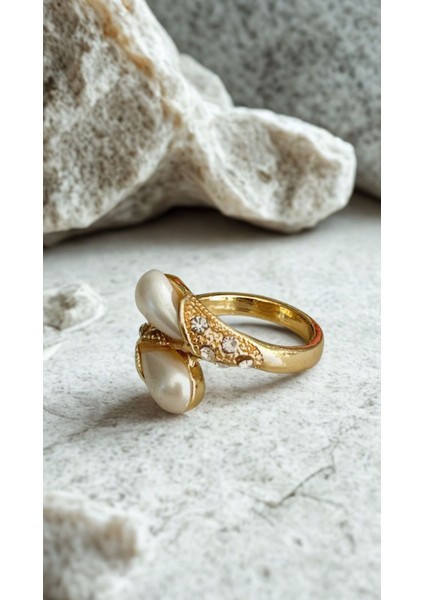 Minimal Altın Nokta Yüzük