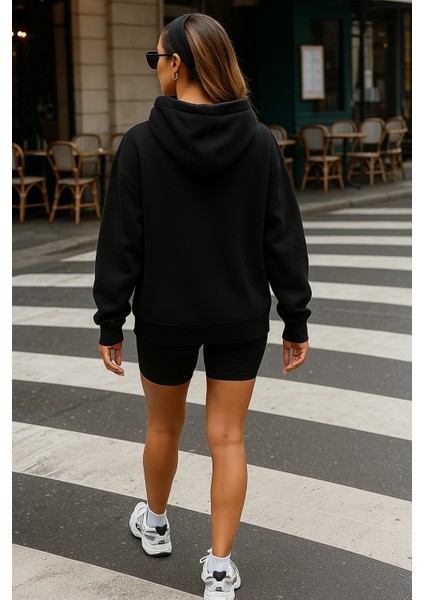 Premium 3 Iplik Şardonlu Kapüşonlu Sweatshirt fiyatları