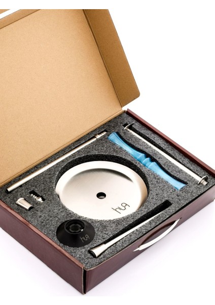 Mnt Nargile Hug Galaxy Mini Beyaz Çelik Nargile Takımı - Rahat Içim Nargile fırsatları