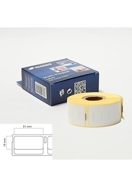 Dymo Labelwriter Etiket Muadili 19 mm x 51 mm - 500 Adet modelleri