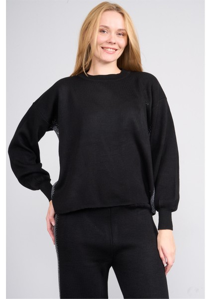 K26 8057 Sıyah Kadın Ikılı Takım