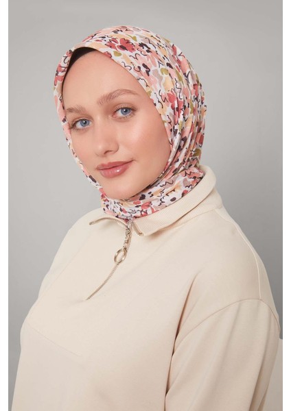Yavruağzı Karışık Çiçek Desen Soft Eşarp fiyatları