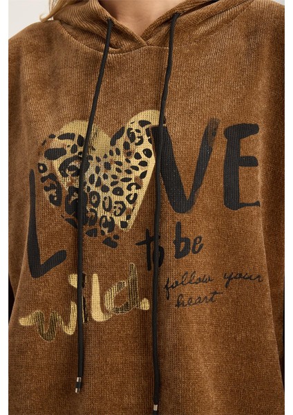 Kadife Yaldızlı Sweat fırsatları