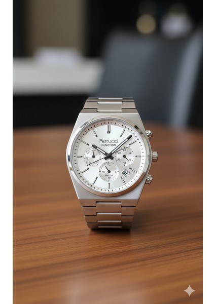 Ferucci Ferrucci Erkek Kol Saati Gümüş(Silver) Renk, Gümüş Kadran - Şık Metal Kordon, 2 Yıl Garantili fiyatları