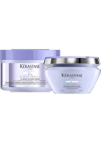 Blond Absolu Le Bain Cicaextreme Şampuan 250 ml + Blond Absolu Ultra Violet Maske 200ML