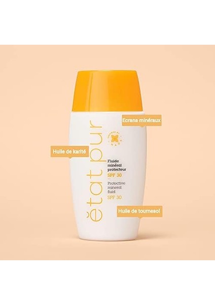 エタピュール Etat Pur Protective Mineral Fluid SPF30 40 ml