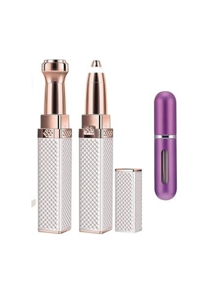 Mobee Luxury 2 Başlıklı Kıl Tüy Bıyık Kaş Alma Epilatörü ve Mini Parfüm Şişesi modelleri