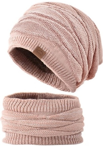 Kadınlar Için Kışlık Bere Şapka Atkı Seti (Yurt Dışından)