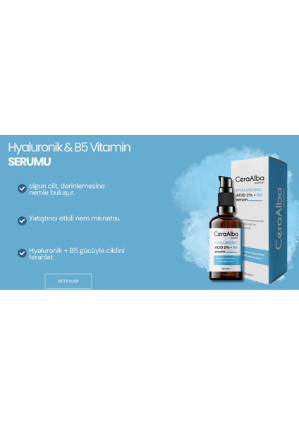 Hyaluronik & B5 Vitamin Serumu modelleri