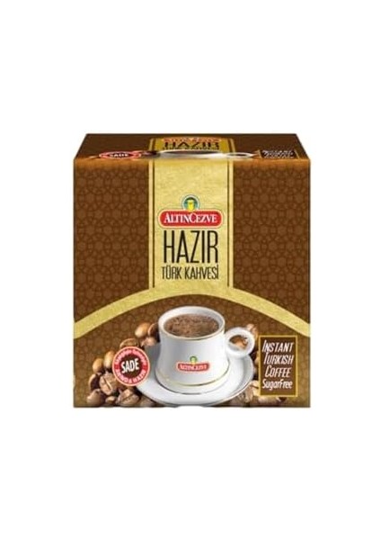 Altıncezve Hazır Türk Kahvesi Sade Tek Kullanımlık 20'li Paket