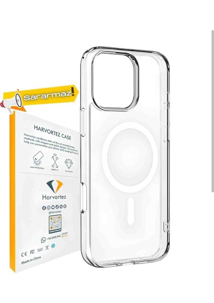 Iphone 13 ve 14 Uyumlu Şeffaf Sert Magsafe Sararmaz Mika Kılıf modelleri