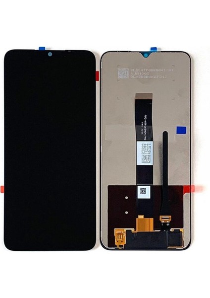 Xiaomi Uyumlu Redmi 10A LCD Ekran Dokunmatik Siyah Çıtasız