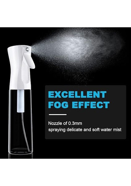 Saç Püskürtme Şişesi, 2 Paket Su Püskürtücü, Kuaför Püskürtme Şişesi, Saç Için Sprey Şişesi, Kuaför Saç Için Sprey Şişesi, Kuaför Saç Aleti (300 Ml, Şeffaf) fiyatları