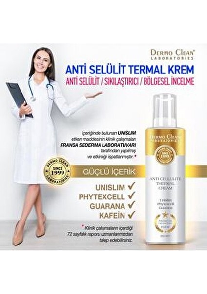 Anti-Cellulite Termal Krem 200 ml Cilt Sıkılaştırıcı ve Nemlendirici Özellikli indirimleri
