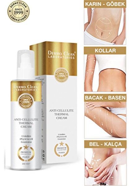 Anti-Cellulite Termal Krem 200 ml Cilt Sıkılaştırıcı ve Nemlendirici Özellikli